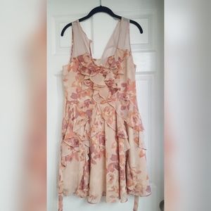 LC Lauren Conrad Blush Floral Dress